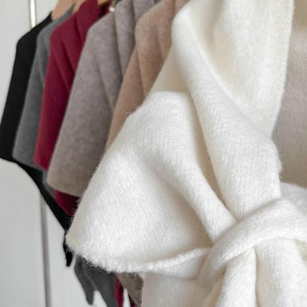 Women'S Solid Color Shawl, 2025 New Wraps Elegant Solid Color Open Front Poncho Cape, Wraps Cardigan Cape