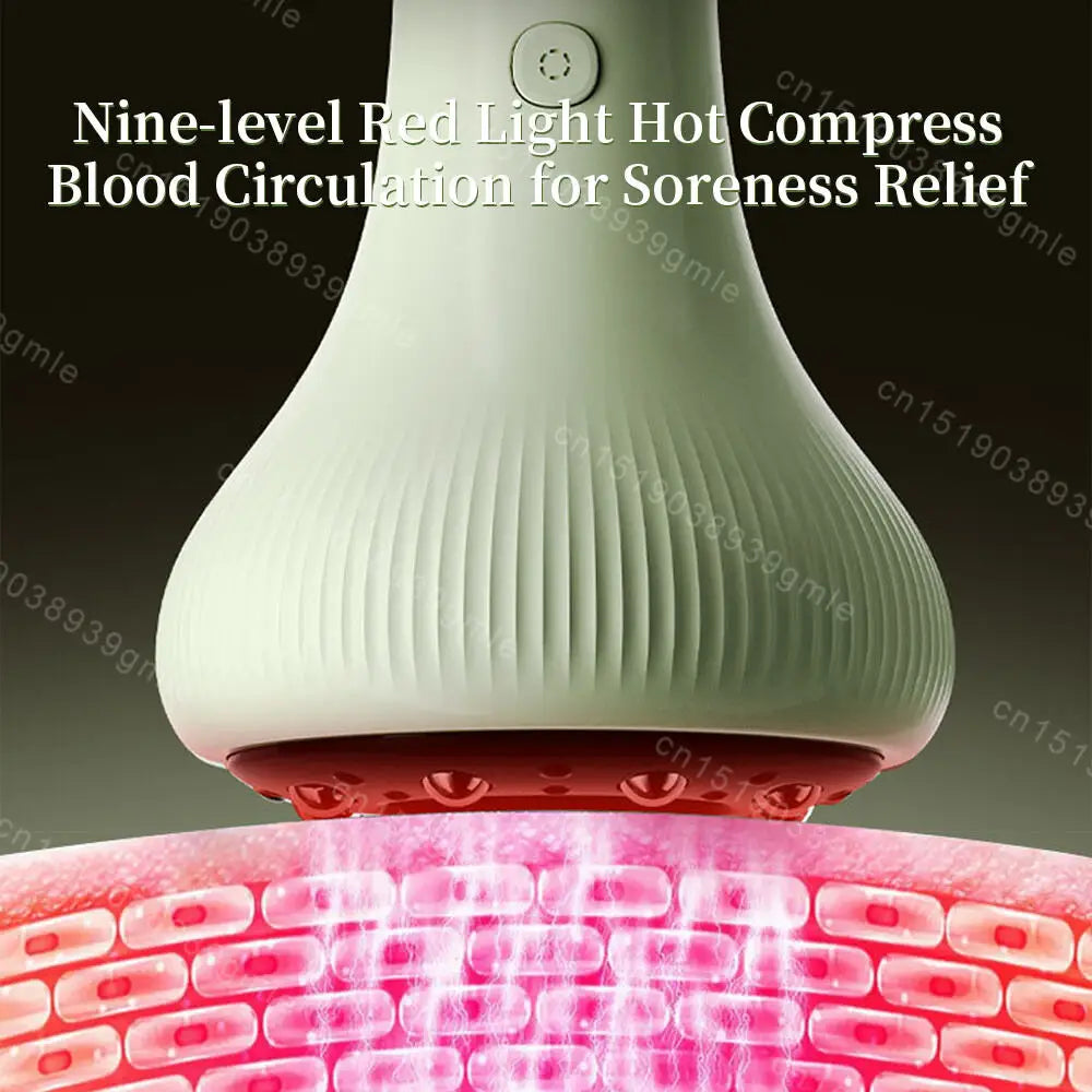 Smart Red Light Gua Sha Instrument Electric Cupping Massager Suction Scraping Lymphatic Dredging Fat Burner Body Shaping Massage