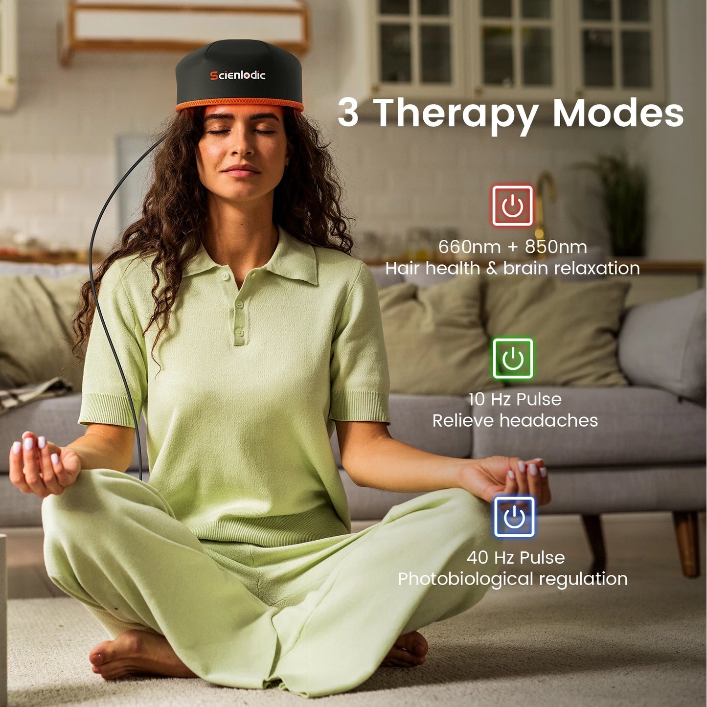 Red Light Hair Therapy Haircare Red Light Therapy Hair Growth Cap Activate Hair Follicles Led Lights 660Nm LED Lights