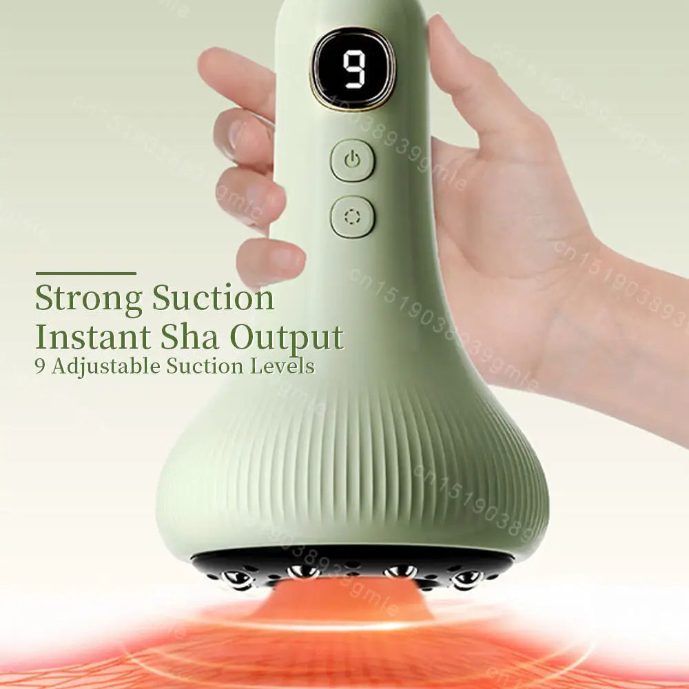 Smart Red Light Gua Sha Instrument Electric Cupping Massager Suction Scraping Lymphatic Dredging Fat Burner Body Shaping Massage