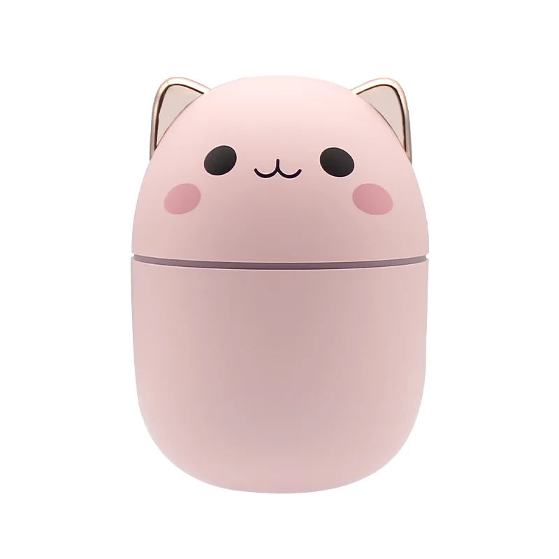 Baby Cartoon Portable Air Humidifier Aroma Diffuser Night Light Cool Mist for Bedroom Home Car Purifier Essential Oil Humidifier
